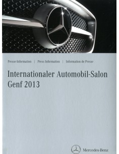 2013 MERCEDES BENZ GENEVE PROGRAMMA PERSMAP DUITS