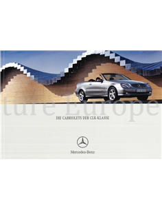 2004 MERCEDES BENZ CLK CONVERTIBLE BROCHURE GERMAN