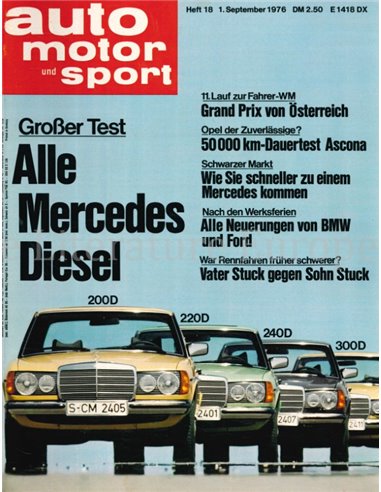 1976 AUTO MOTOR UND SPORT 18 DEUTSCH