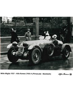 1937 MILLE MIGLIA ALFA ROMEO 2900A PRESSE BILD