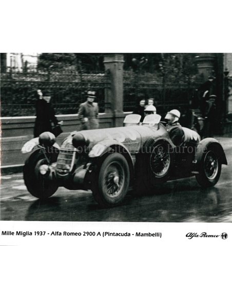 1937 MILLE MIGLIA ALFA ROMEO 2900A PRESSE BILD