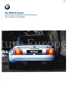 1998 BMW M COUPE BROCHURE ENGELS