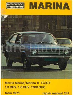 1971 MORRIS MARINA 1 UND 2 WERKSTATTHANDBUCH ENGLISCH