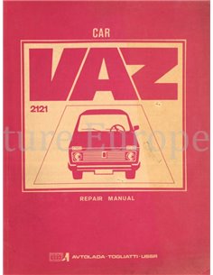 1990 VAZ 2121 (LADA NIVA) WERKPLAATSHANDBOEK ENGELS