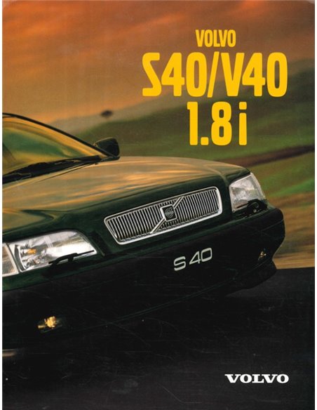 1998 VOLVO S40 | V40 1.8I BROCHURE GERMAN