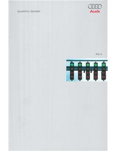1999 AUDI RS4 QUATTRO BROCHURE DUITS
