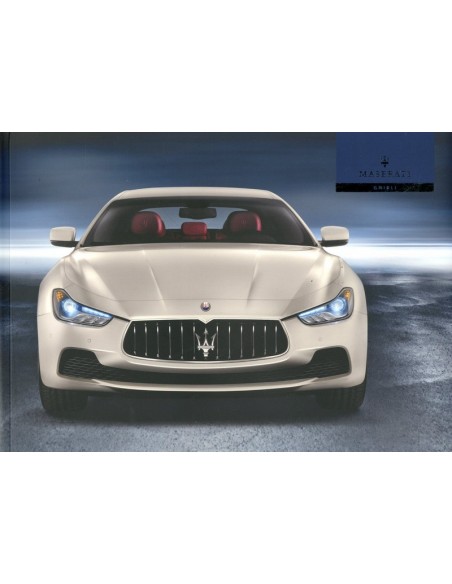 2013 MASERATI GHIBLI BROCHURE ENGELS