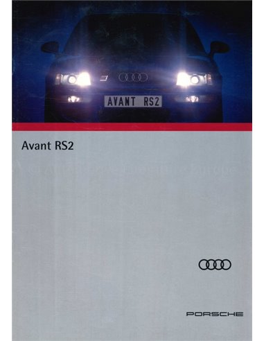 1993 AUDI RS2 AVANT BROCHURE GERMAN