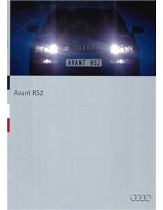 1994 AUDI RS2 AVANT BROCHURE ENGLISH