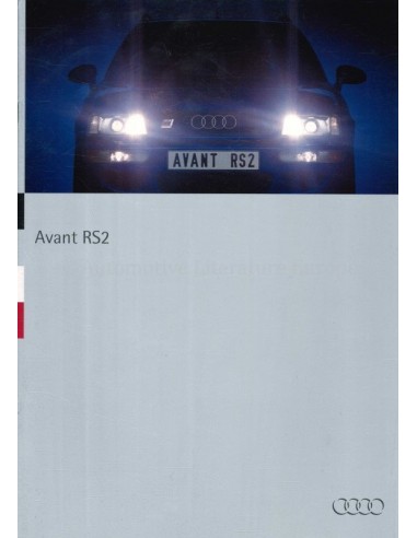 1993 AUDI RS2 AVANT PROSPEKT DEUTSCH
