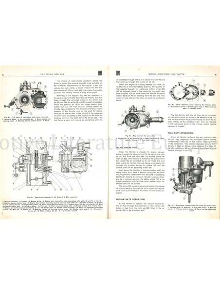 1963 FIAT 1100T (TYPE 217D) PICKUP | VAN WERKPLAATSHANDBOEK ENGELS