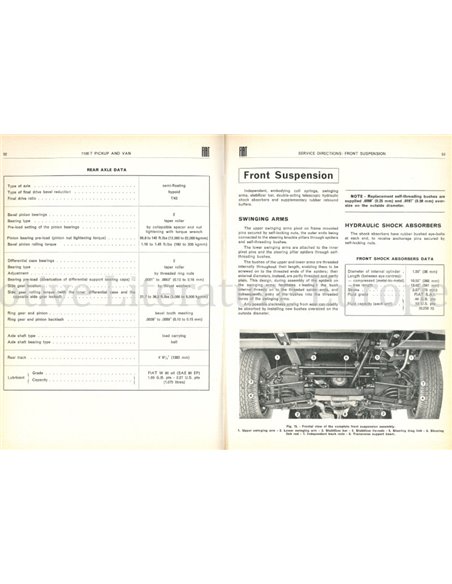 1963 FIAT 1100T (TYPE 217D) PICKUP | VAN WERKPLAATSHANDBOEK ENGELS