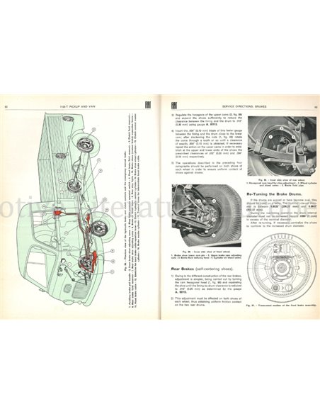 1963 FIAT 1100T (TYPE 217D) PICKUP | VAN WERKSTATTHANDBUCH ENGLISCH