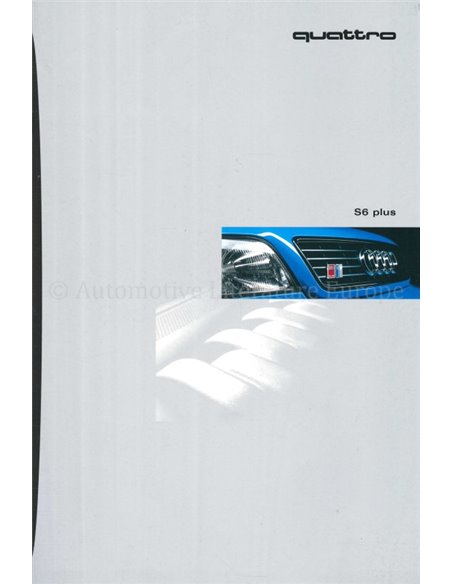 1996 AUDI S6 PLUS BROCHURE 