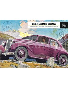 1952 MERCEDES BENZ 170 S PROSPEKT DEUTSCH