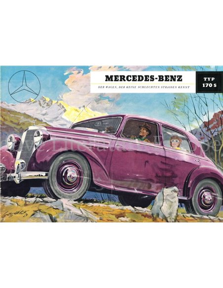 1952 MERCEDES BENZ 170 S PROSPEKT DEUTSCH