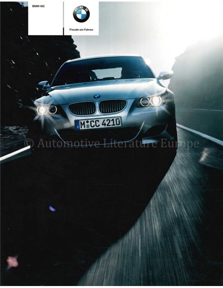 2006 BMW M5 PROSPEKT DEUTSCH
