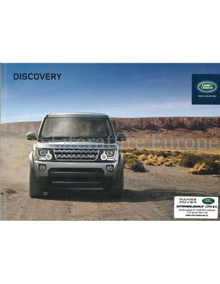 2013 LAND ROVER DISCOVERY BROCHURE NEDERLANDS