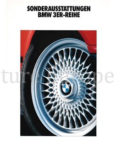 1992 BMW 3 SERIES SPECIAALUITVOERINGEN BROCHURE DUITS