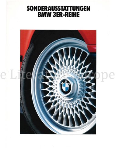 1992 BMW 3 SERIES SPECIAL EQUIPMENT BROCHURE GERMAN