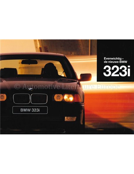1995 BMW 3 SERIE BROCHURE NEDERLANDS