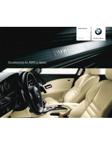 2006 BMW M5 INDIVIDUAL BROCHURE GERMAN