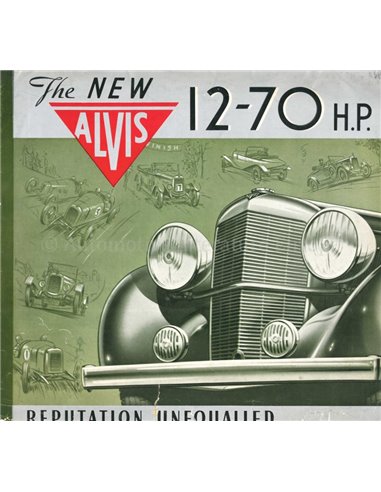 1938 ALVIS 12-70 BROCHURE ENGELS