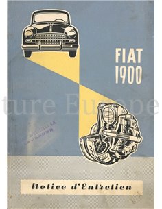 1953 FIAT 1900 INSTRUCTIEBOEKJE FRANS