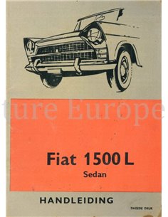 1966 FIAT 1500LT BETRIEBSANLEITUNG NIEDERLÄNDISCH