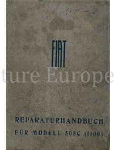 1939 FIAT 508C (1100) WERKPLAATSHANDBOEK DUITS
