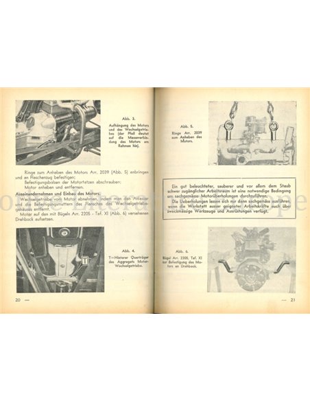 1939 FIAT 508C (1100) WERKPLAATSHANDBOEK DUITS