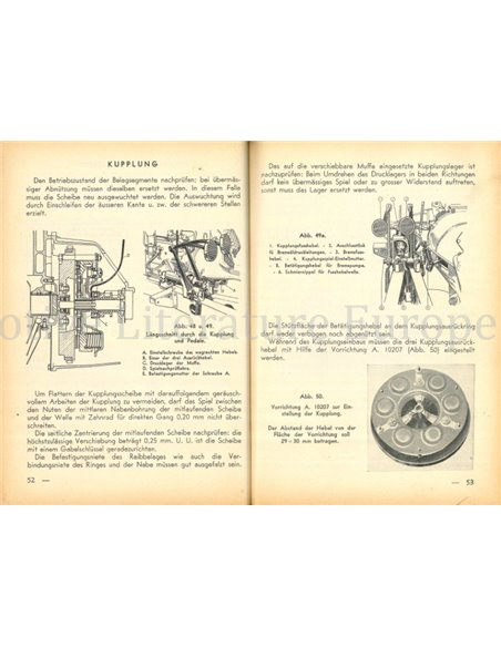 1939 FIAT 508C (1100) WERKSTATTHANDBUCH DEUTSCH