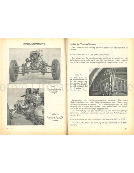 1939 FIAT 508C (1100) WERKPLAATSHANDBOEK DUITS