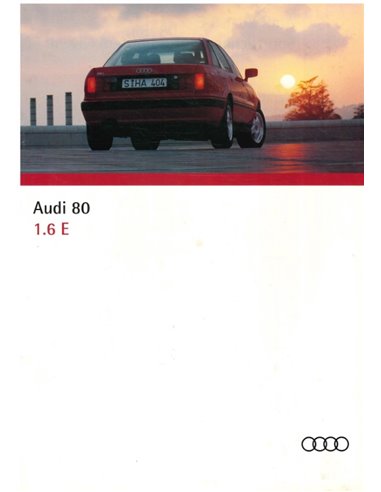 1994 AUDI 80 1.6 E PROSPECT DEUTSCH