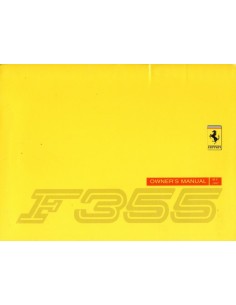 1997 FERRARI F355 INSTRUCTIEBOEKJE USA VERSIE 1097/96