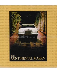 1979 LINCOLN CONTINENTAL MARK V PROSPEKT ENGLISCH (USA)