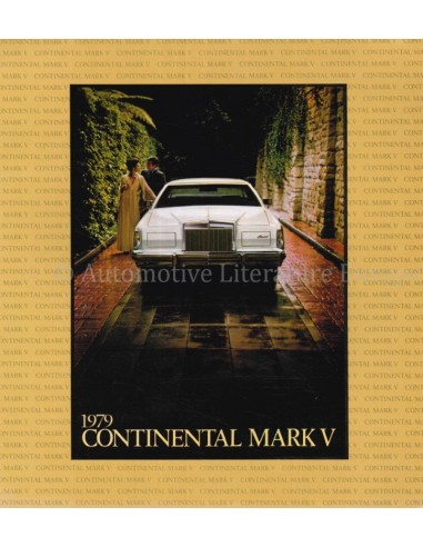 1979 LINCOLN CONTINENTAL MARK V PROSPEKT ENGLISCH (USA)