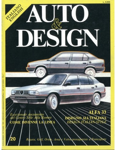 1983 AUTO & DESIGN MAGAZINE ITALIAANS & ENGELS 20