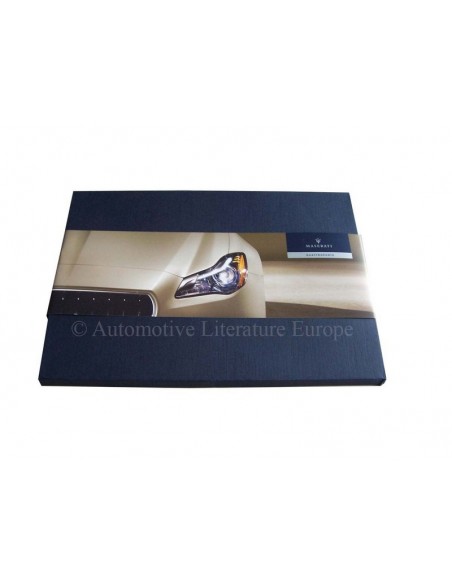 2014 MASERATI QUATTROPORTE VI HARDCOVER BROCHURE ENGELS