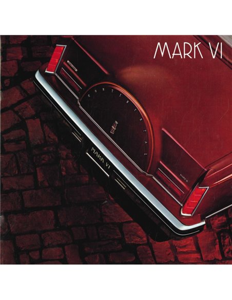 1981 LINCOLN CONTINENTAL MARK VI BROCHURE ENGELS (USA)