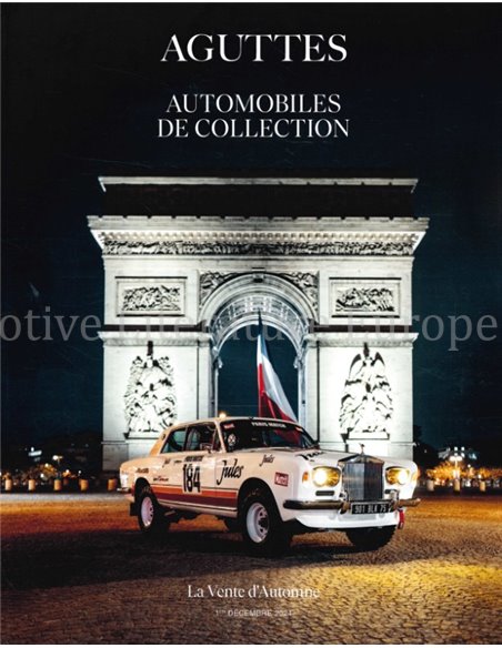 2024 AGUTTES AUTOMOBILES DE COLLECTION, LA VENTE D'AUTOMNE AUCTION CATALOGUE
