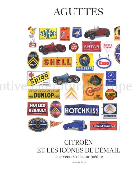2025 AGUTTES CITROËN ET LES ICÔNES DE L' ÉMAIL AUKTIONS KATALOG