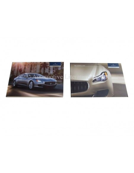 2014 MASERATI QUATTROPORTE VI HARDCOVER BROCHURE ENGELS