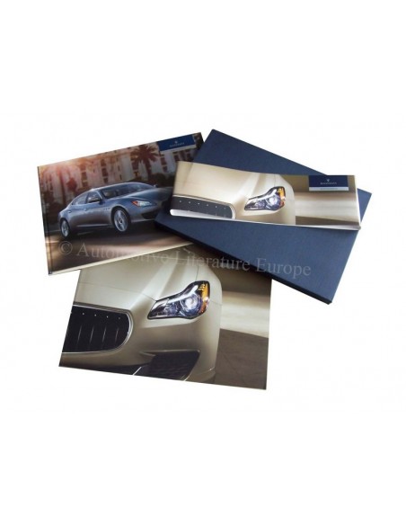 2014 MASERATI QUATTROPORTE VI HARDCOVER BROCHURE ENGELS