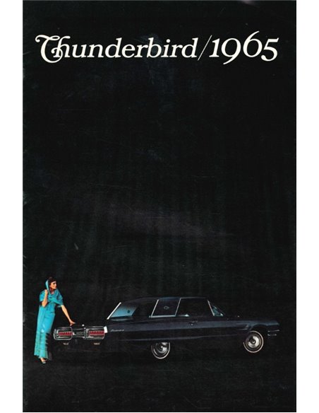 1965 FORD THUNDERBIRD BROCHURE ENGLISH (US)