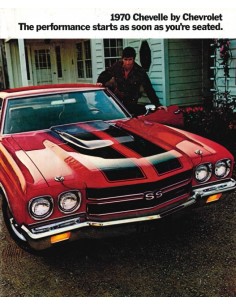 1970 CHEVROLET CHEVELLE PROSPEKT ENGLISCH (USA)