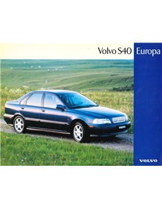 1997 VOLVO S40 EUROPA PREISLISTE DATENBLATT NIEDERLÄNDISCH