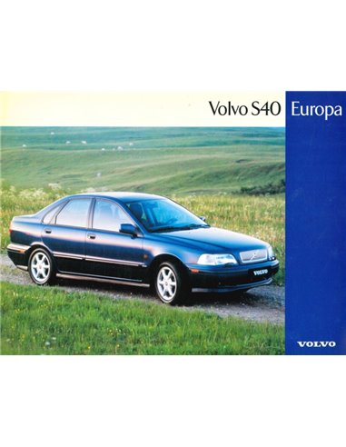 1997 VOLVO S40 EUROPA PRIJSLIJST LEAFLET NEDERLANDS