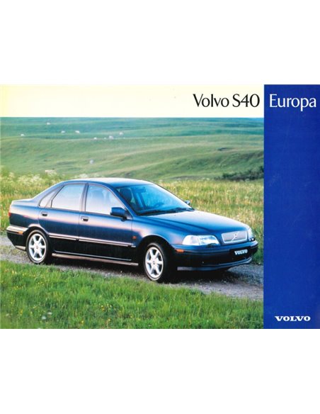 1997 VOLVO S40 EUROPA PRIJSLIJST LEAFLET NEDERLANDS