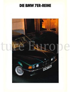 1991 BMW 7 SERIES BROCHURE GERMAN